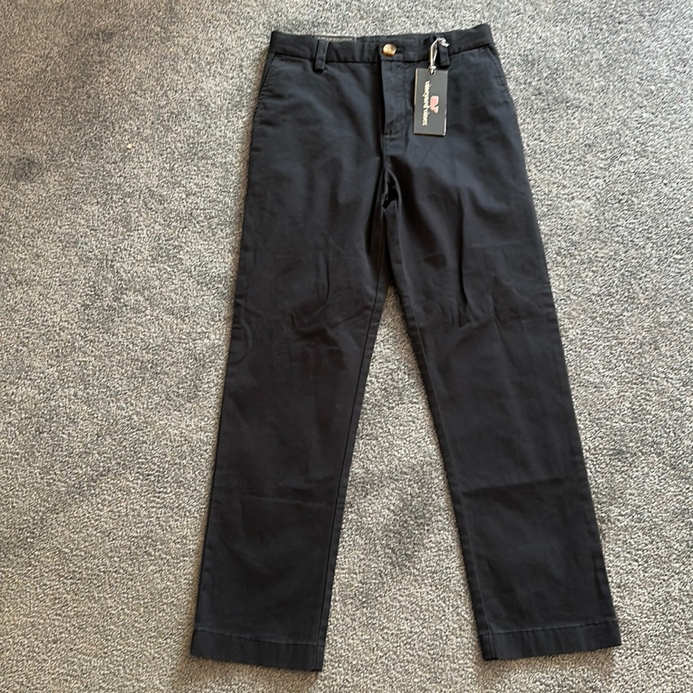 Vineyard Vines Kids Navy Breaker Pants